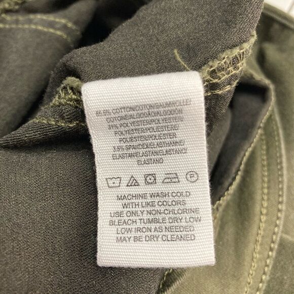 FREE PEOPLE, Women’s Jeggings, Green,Sz 26,stretch Inseam 26” - Picture 4 of 10